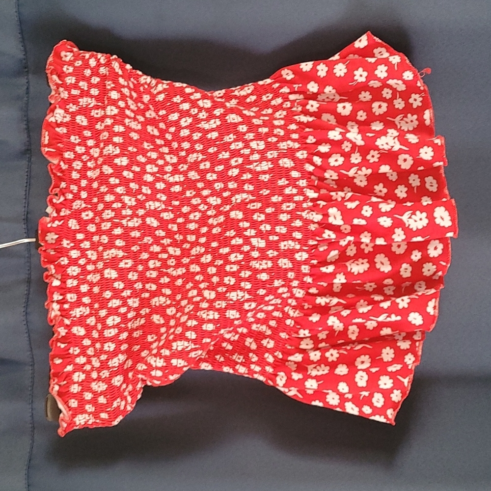 FLOWER CROPTOP